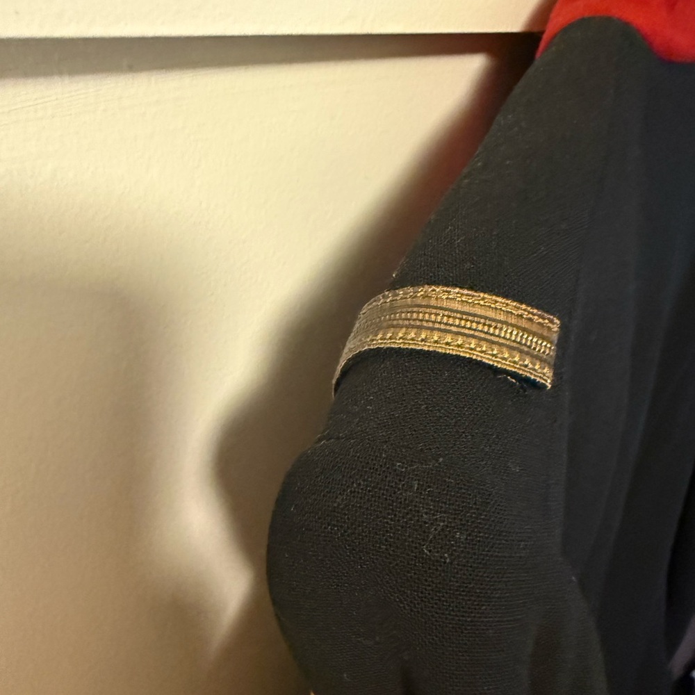 Ralph Lauren Black Blazer with red and golden trim - Picture 8 of 9